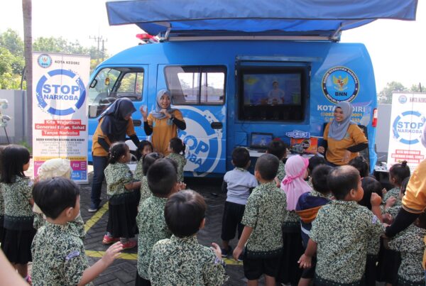 Pencegahan Narkoba Sejak Dini Bersama KB Mutiara Hati Kediri