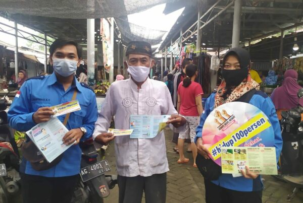 Pasar Bence Ngronggo Kota Kediri Menjadi Sasaran Satgas Bersinar