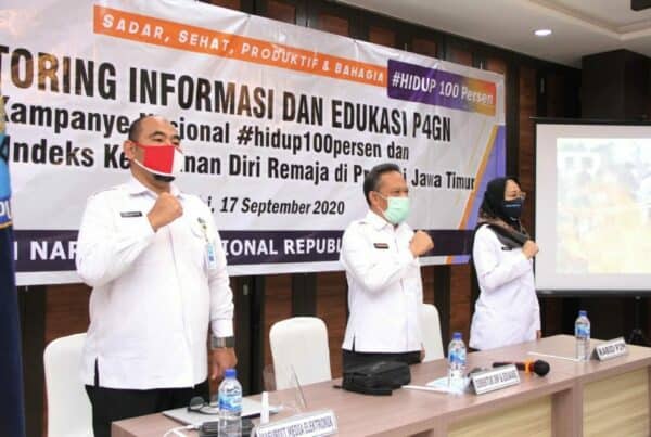 BNN RI dalam Kunker di Kota Kediri, Jadikan #hidup100persen Gerakan Moral Masal