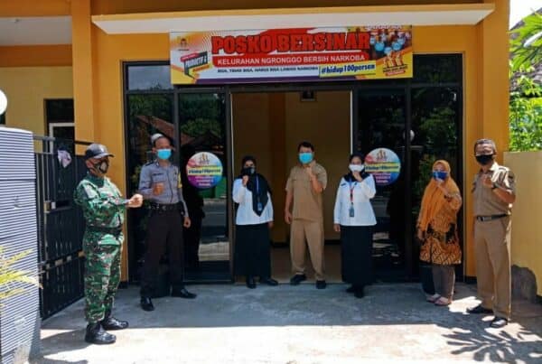Komitmen BNN Kota Kediri Bersama 3 Pilar Kelurahan Ngronggo Menuju Desa Bersinar