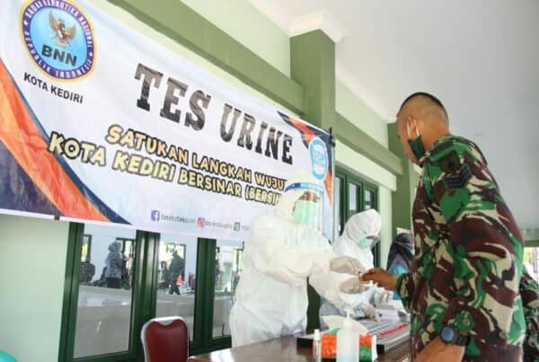 BNN Kota Kediri Kamanye #hidup100persen Bersama Yonif Mekanis 521/DY Kediri