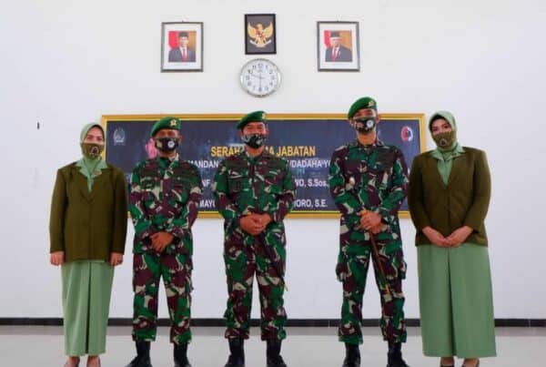 Tingkatkan Sinergi Dalam Lepas Sambut Komandan Yonif Mekanis 521/DY