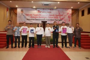 PJ WALIKOTA KEDIRI RESMIKAN KELURAHAN BERSIH NARKOBA 2024