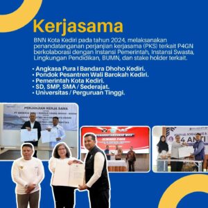 Catatan Tahun 2024 BNN Kota Kediri