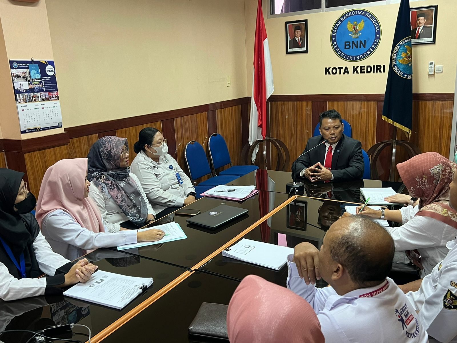 Visitasi Tim Pemkot Kediri ke Klinik PRJ BNN Kota Kediri Visitasi Tim Pemkot Kediri ke Klinik PRJ BNN Kota Kediri